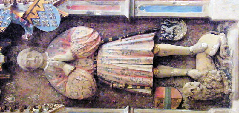 Germany Oppenheim - St Katherine Johann Kammerer 1415 and wife Anna von Bikenbach 1415